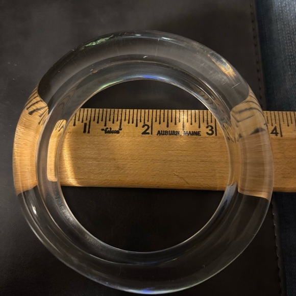 ST JOHN LONG NECKLACE WITH MATCHING BRACELETS BLACK & CLEAR EXCELLENT CONDITION - Picture 7 of 12